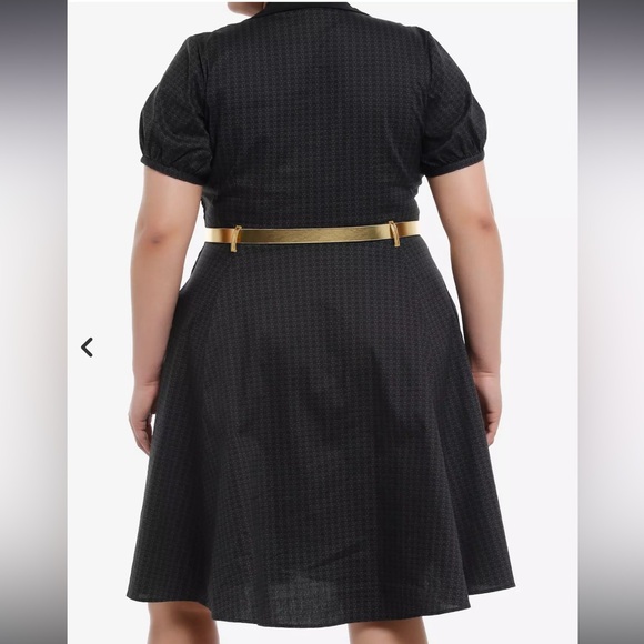 Her Universe 18 Marvel Loki Gold Belt Retro Dress Plus Size 2X NWT - Picture 5 of 7
